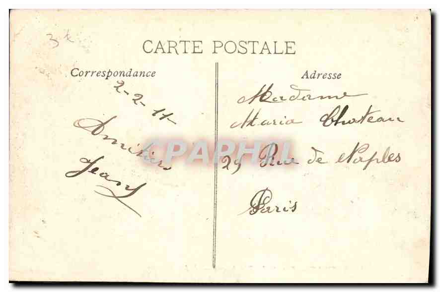 CPA Marseille Rue de la Republique  — Verso