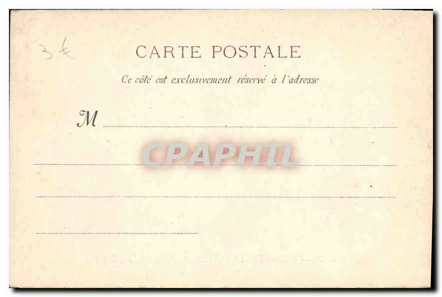 CPA Marseille La Corniche Anse du Prophete  — Verso