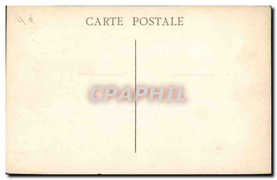 CPA Marseille Cannebiere  — Rückseite
