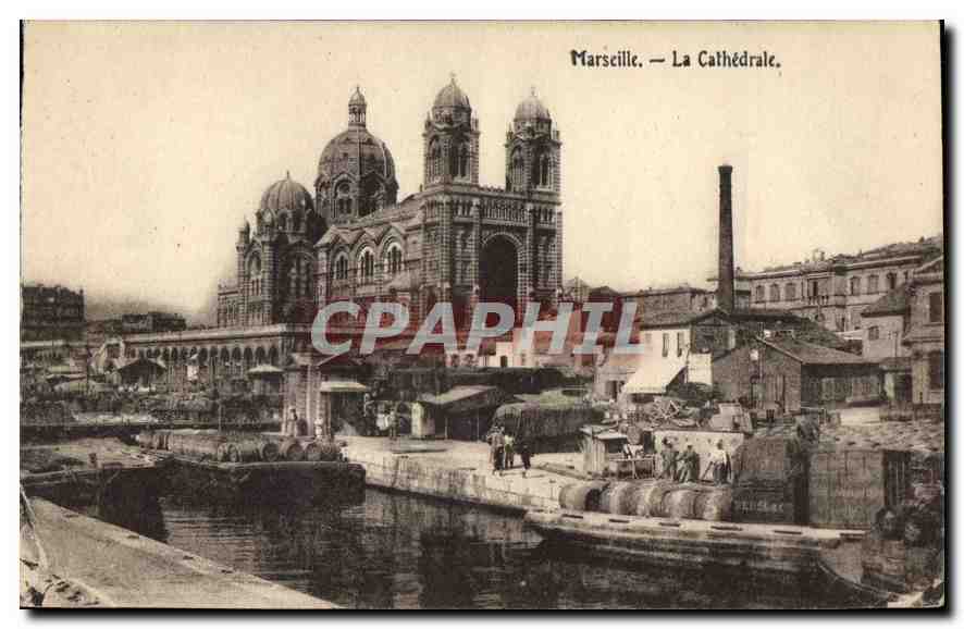 CPA Marseille La Cathedrale 