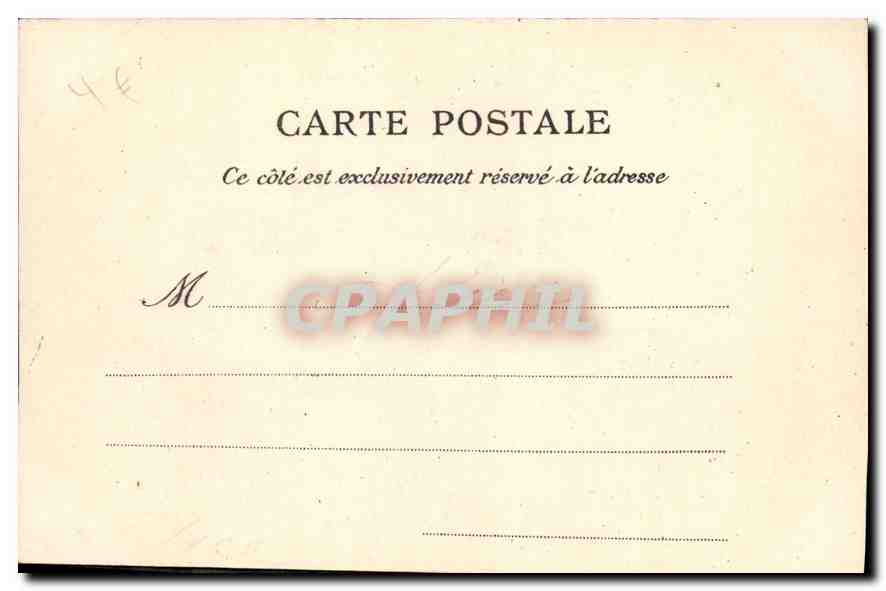 CPA Marseille La Porte d'Aix  — Rückseite