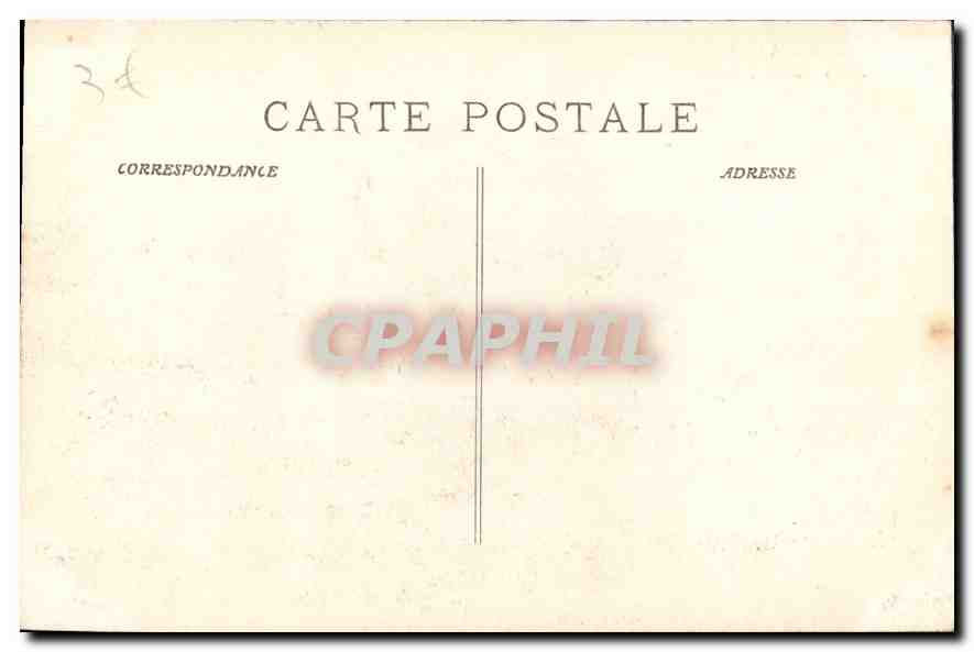 CPA Marseille Arc de Triomphe de la Porte d'Aix  — Verso
