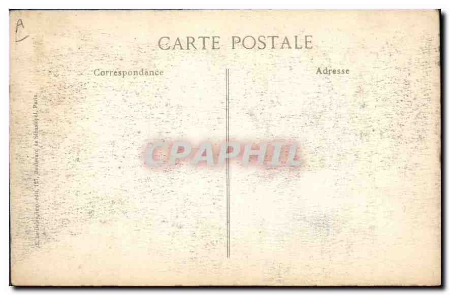 Le Zeppelin abattu à Compiègne le 17 mars 1917 — éditeur (eLP) — série Guerre 1914-15-16-17 — Verso