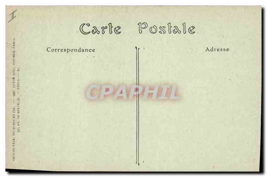 CPA Compiegne L'Oise vue prise du Pont Neuf  — Back