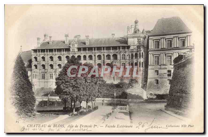 CPA Chateau de Blois Aile de Francois Ier Facade Exterieure 