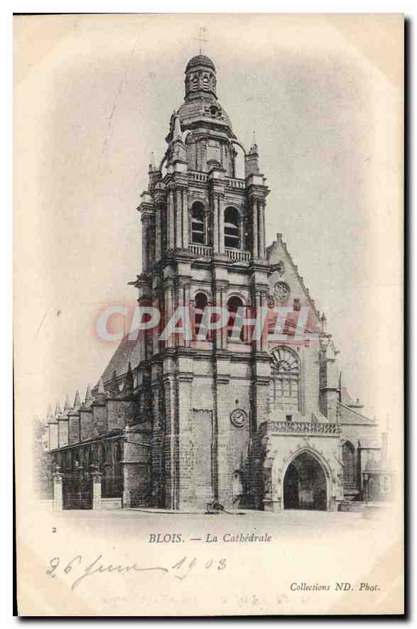 CPA Blois La Cathedrale 