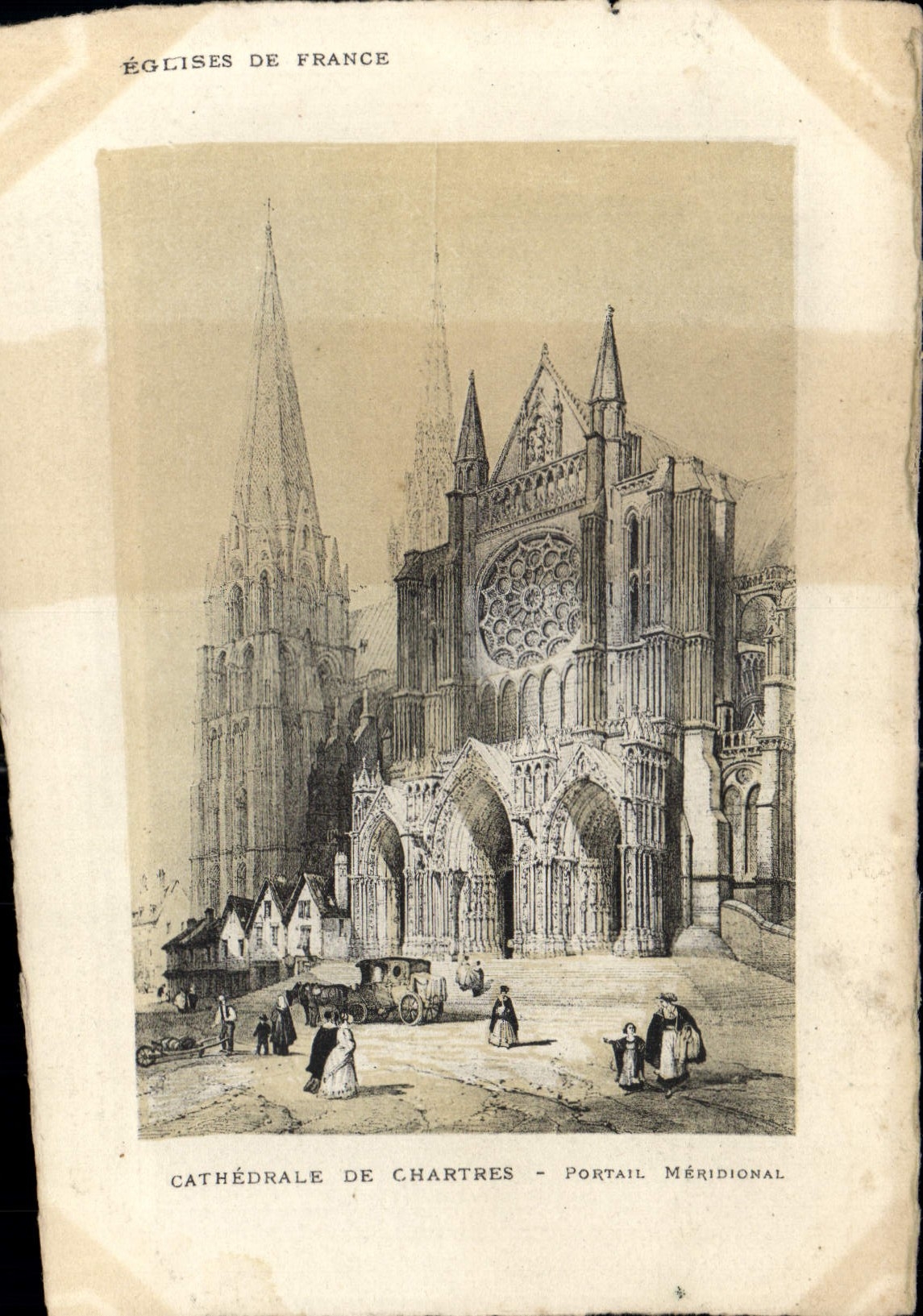 CPA Eglises de France Cathedrale de Chartres Portail Meridional 