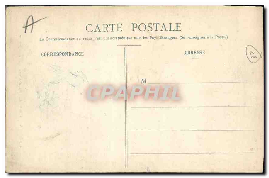 CPA Dreux L'Hotel de Ville construit sous Francois Ier  — Rückseite