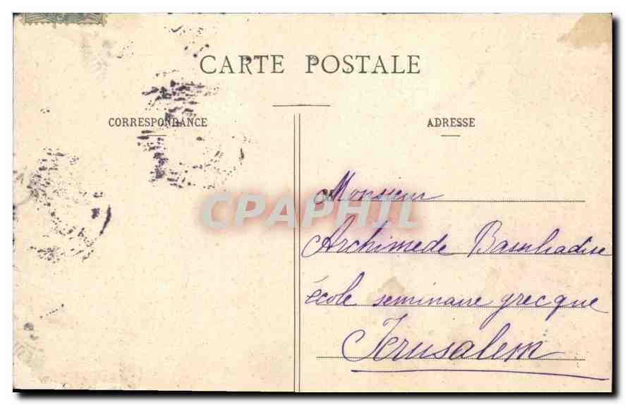 CPA Paris Buttes Chaumont La Montee au Belvedere  — Verso