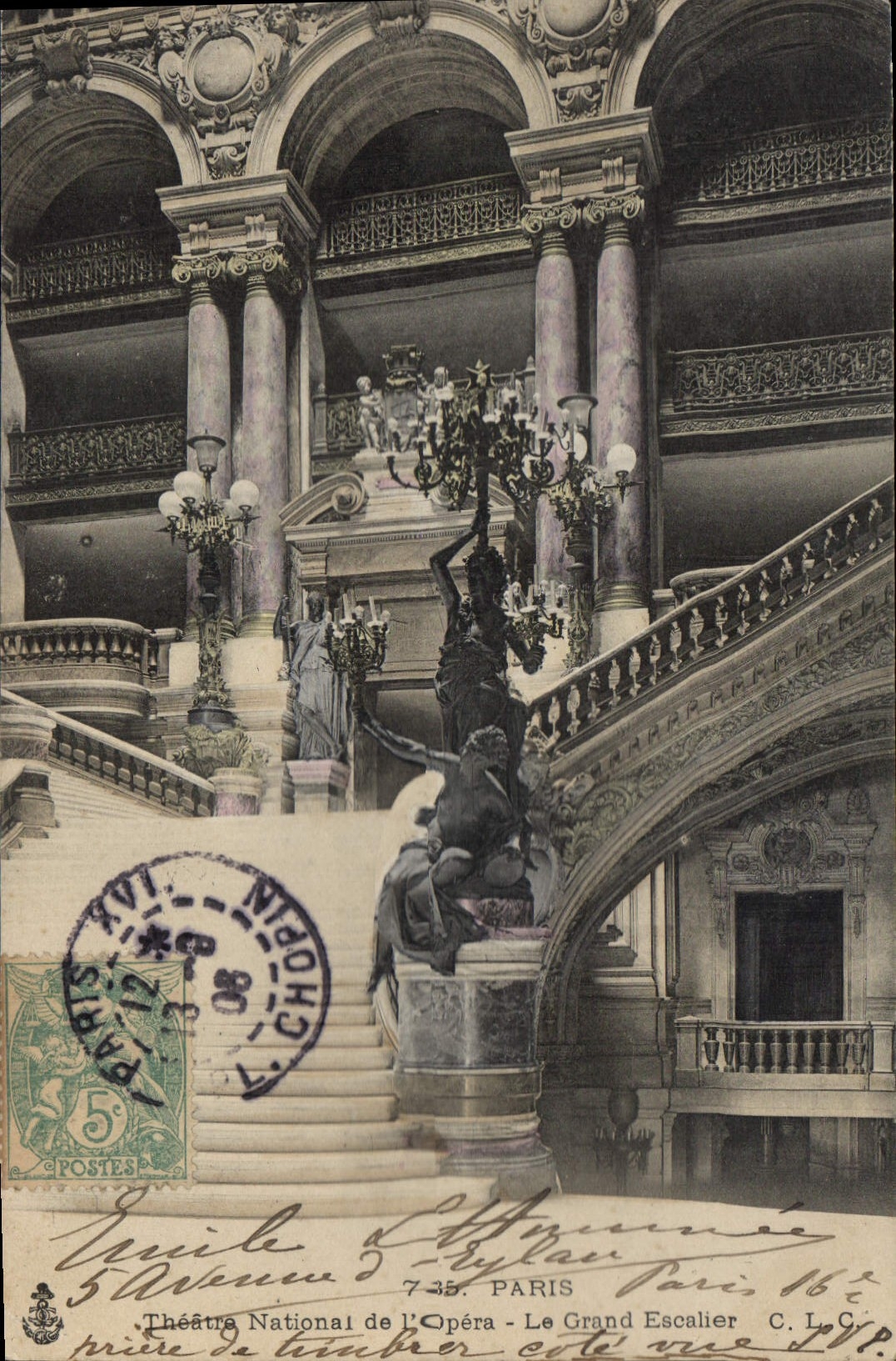 CPA Theatre National de l'Opera Le Grand Escalier 