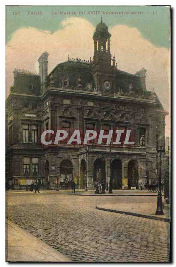 CPA Paris La Mairie du XVIII Arrondissement 