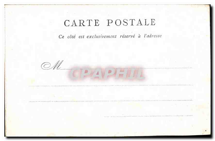 CPA St Germain l'Auxerrois Edite par le Bon Marche Paris  — Verso
