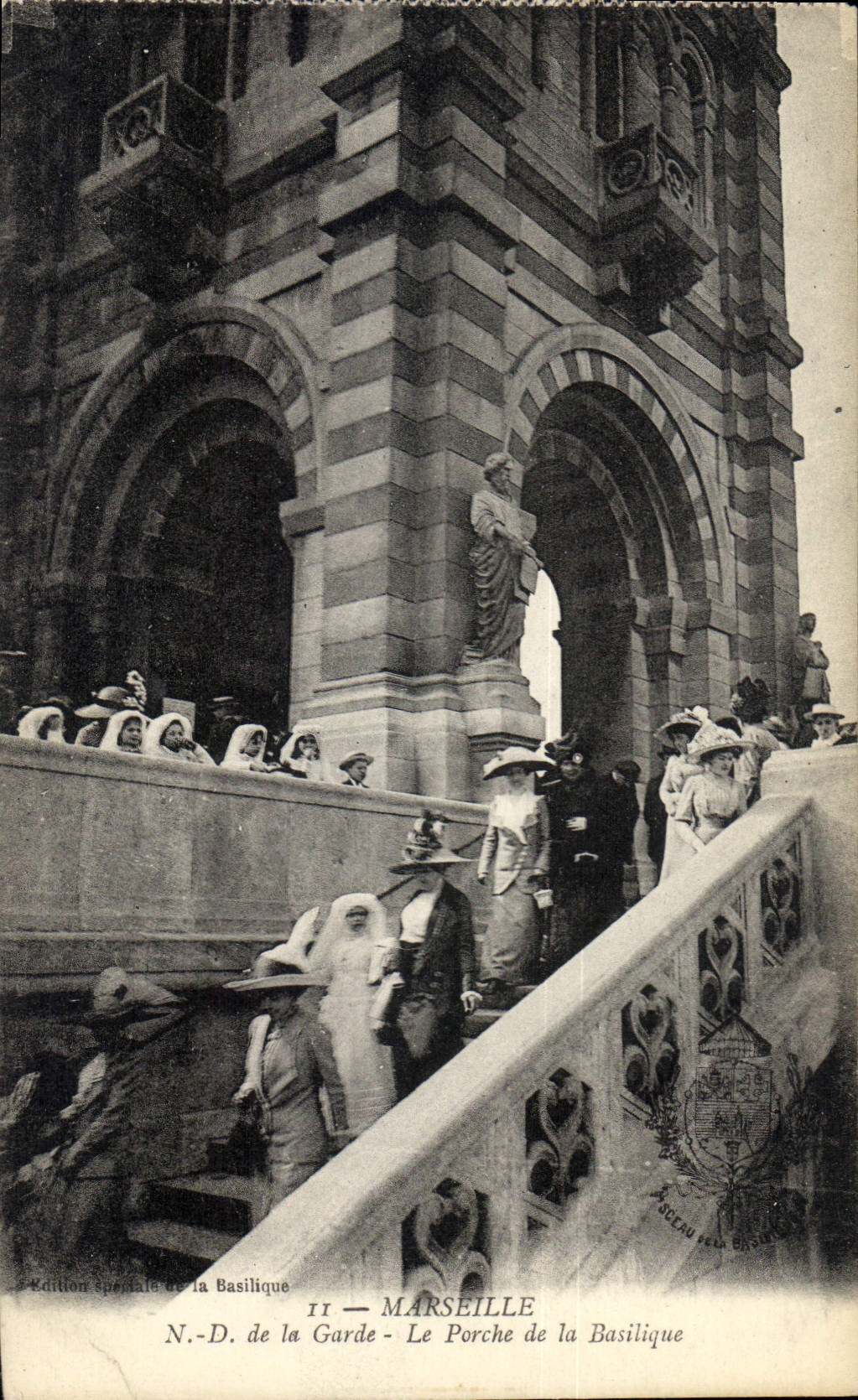 N.-D. de la Garde - El Pórtico de la Basílica — Edición especial de la Basílica, Marsella