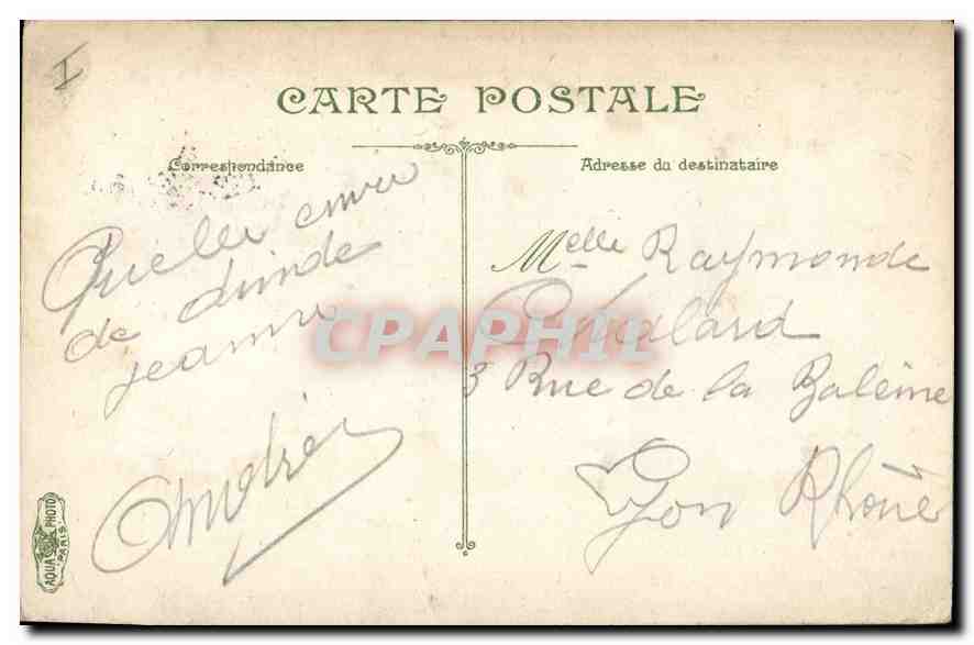 CPA Marseille Notre Dame de la Garde  — Rückseite
