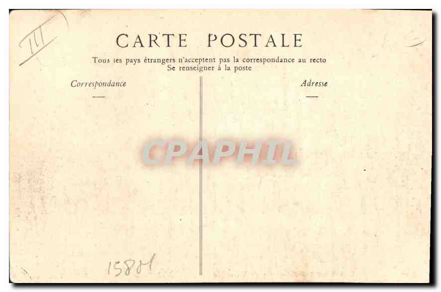 CPA Marseille Sommet de l'Anscenseur de Notre Dame de la Garde  — Rückseite