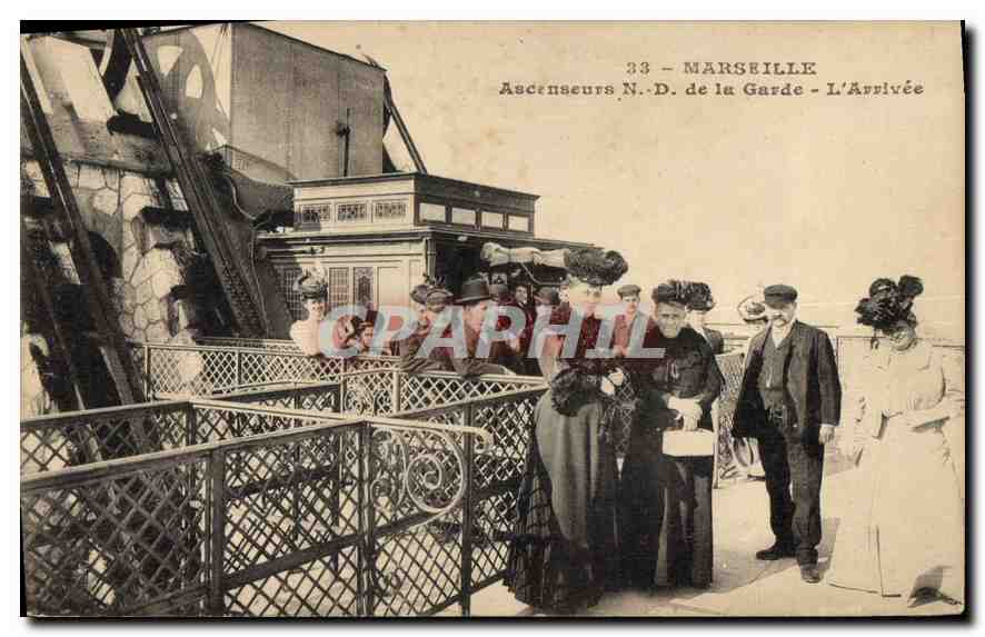 Marsella - Ascensores N.D. de la Guardia - La Llegada