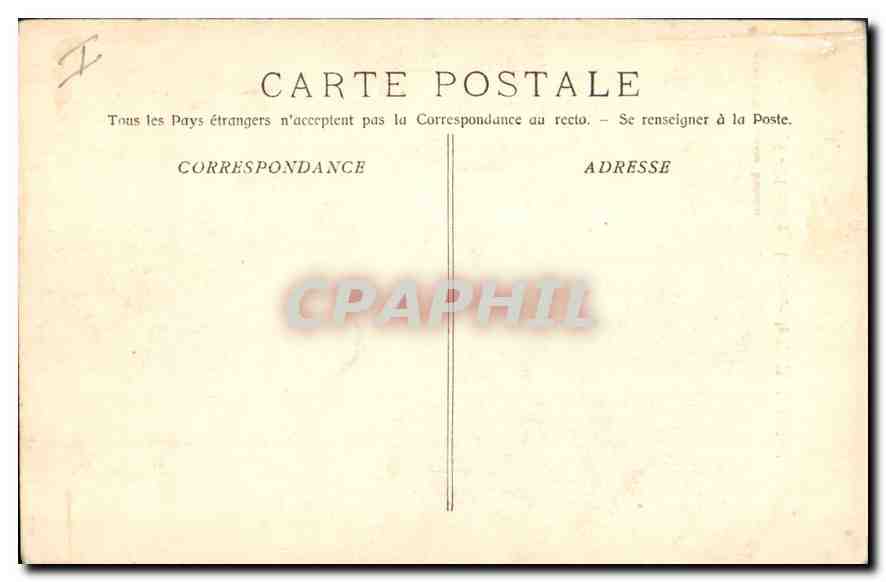 CPA Marseille Interieur de N D de la Garde  — Rückseite