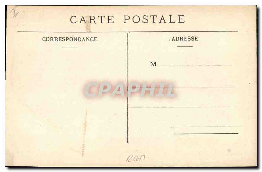 CPA Marseille La Vierge de la  — Rückseite