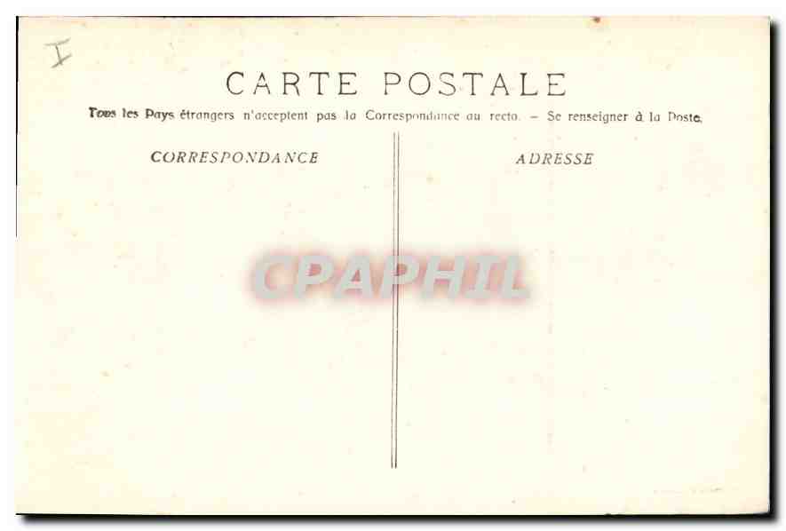 CPA Marseille N D de la Garde  — Rückseite