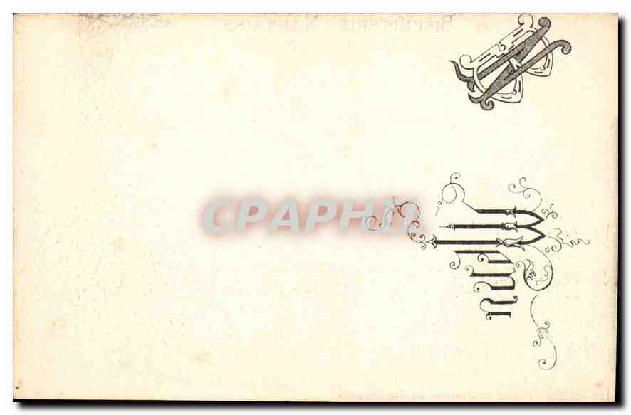 CPA Paris Palais de Justice La Ste Chapelle Biscuiterie Nantaise — Rückseite