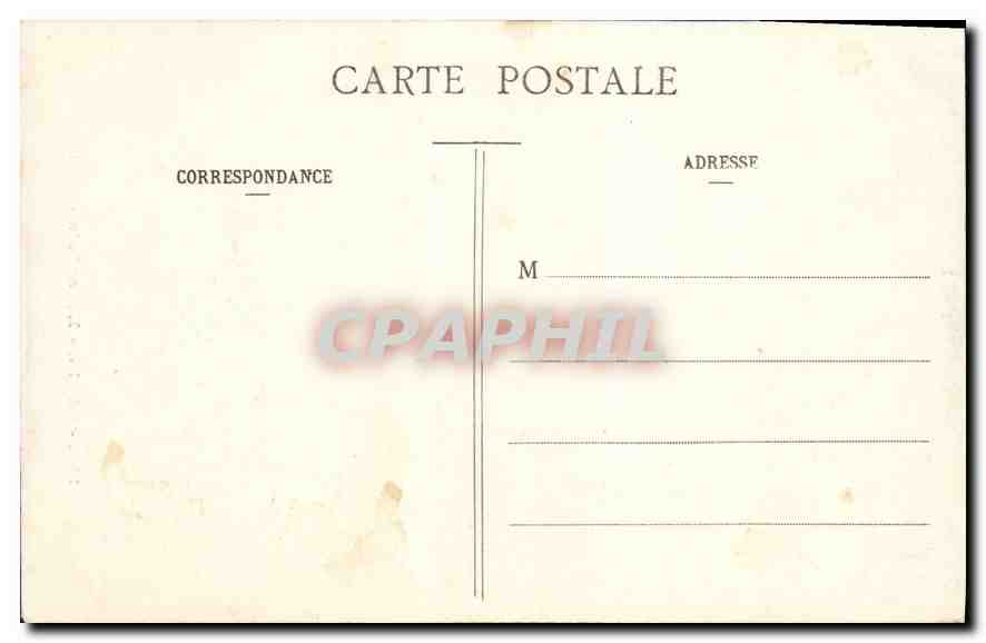 CPA Paris Eglise Saint Roch  — Verso