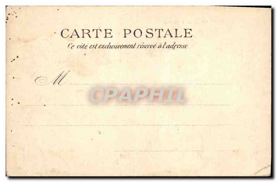 CPA L'Opera Le Cercleux  — Verso
