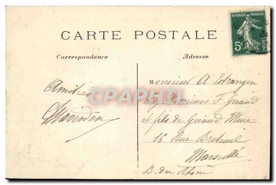 PARIS — Le Grand-Hôtel et la Place de l'Opéra — C.M. n°135 — Verso