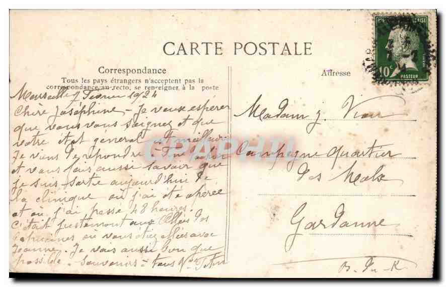 CPA Paris Notre Dame et la Cite  — Verso