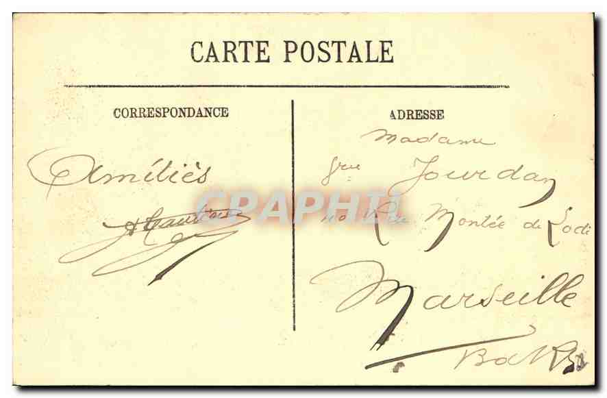 CPA Paris Notre Dame  — Verso