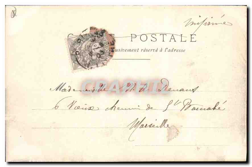 CPA Paris Notre Dame  — Verso