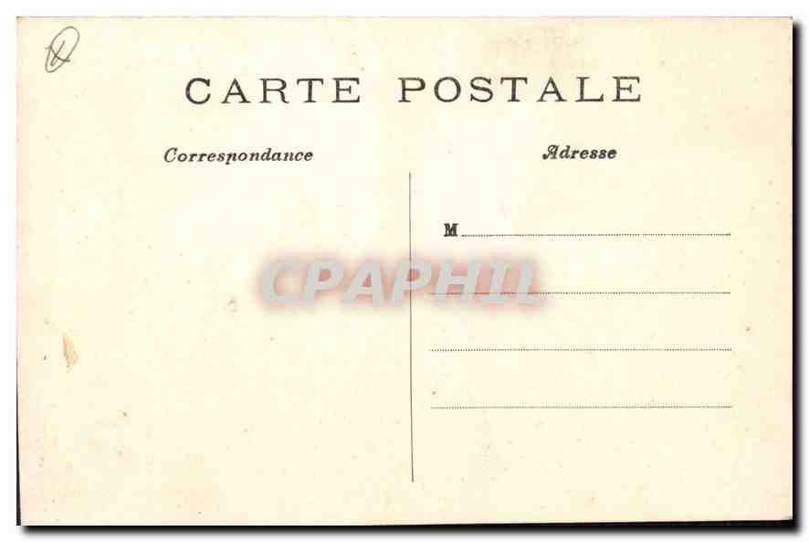 CPA Paris Eglise Notre Dame  — Verso