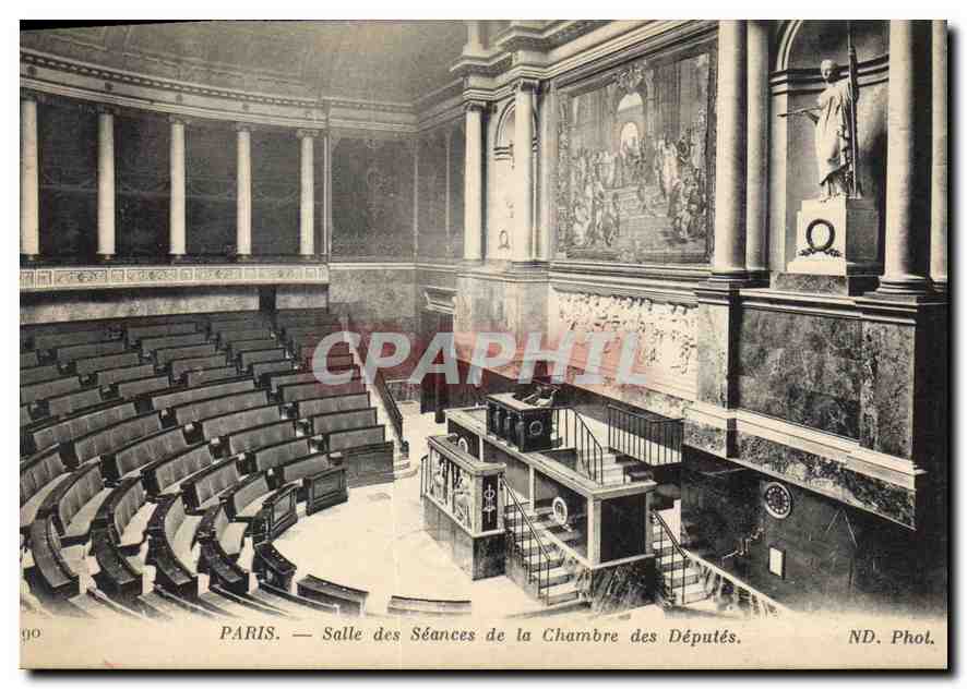 CPA Paris Salle des Seances de la Chambre des Deputes 
