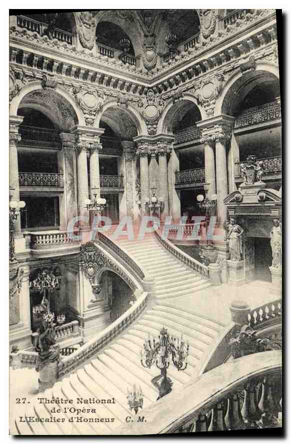 CPA Theatre National de l'Opera l'Escalier d'Honneur 