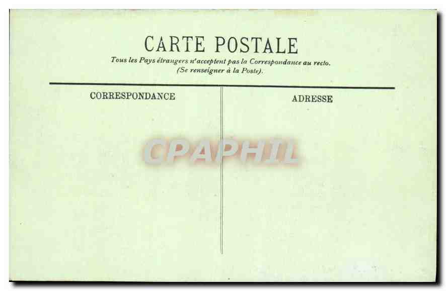 CPA Paris La Place de la Republique  — Rückseite