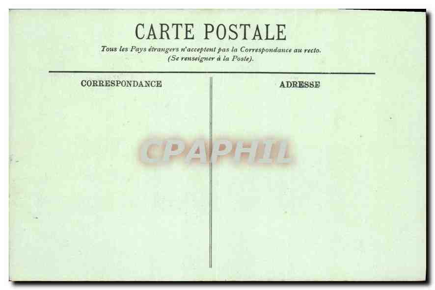 CPA Paris Le Bois de Boulogne Le Lac  — Verso