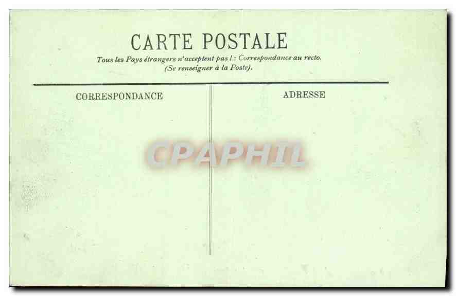 CPA Paris Le Bois de Boulogne Les Acacias  — Rückseite