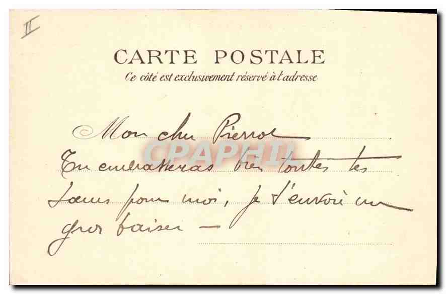 CPA Paris Avenue du Bois de Boulogne  — Rückseite