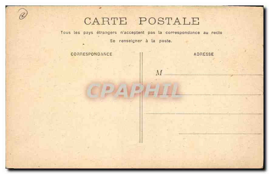 CPA Paris Hopital du Val de Grace  — Verso