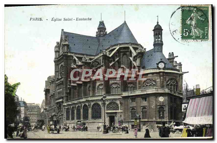 CPA Paris Eglise Saint Eustache 