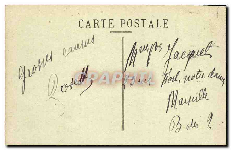 CPA Paris l'Hotel de Ville  — Rückseite