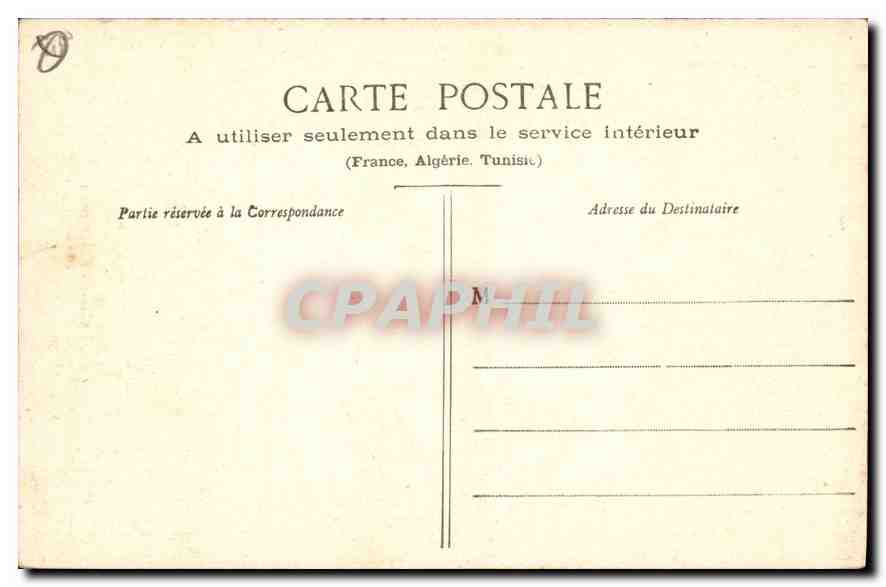 CPA Paris Eglise de la Trinite  — Rückseite