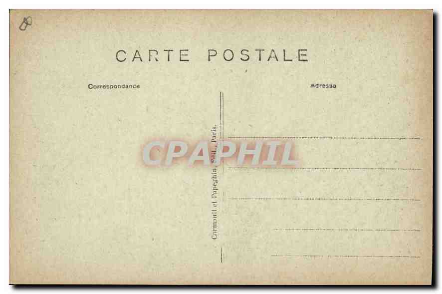 CPA Paris l'Eglise de la Trinite  — Verso