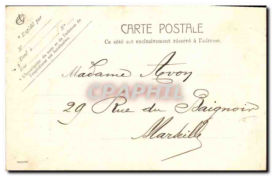 CPA Paris l'Eglise de la Trinite  — Rückseite
