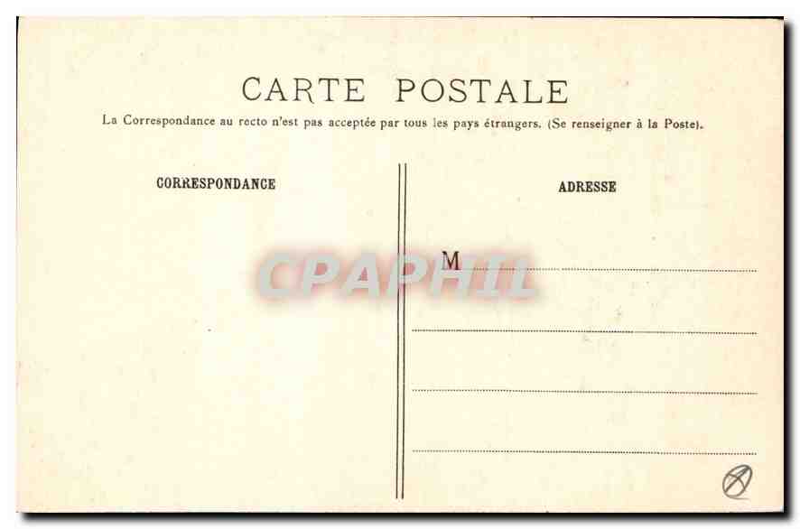 CPA Paris l'Eglise de la Trinite  — Verso