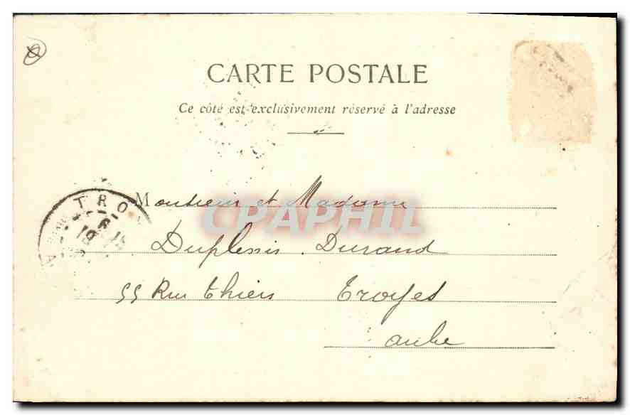 CPA Paris Eglise de la Madeleine  — Rückseite