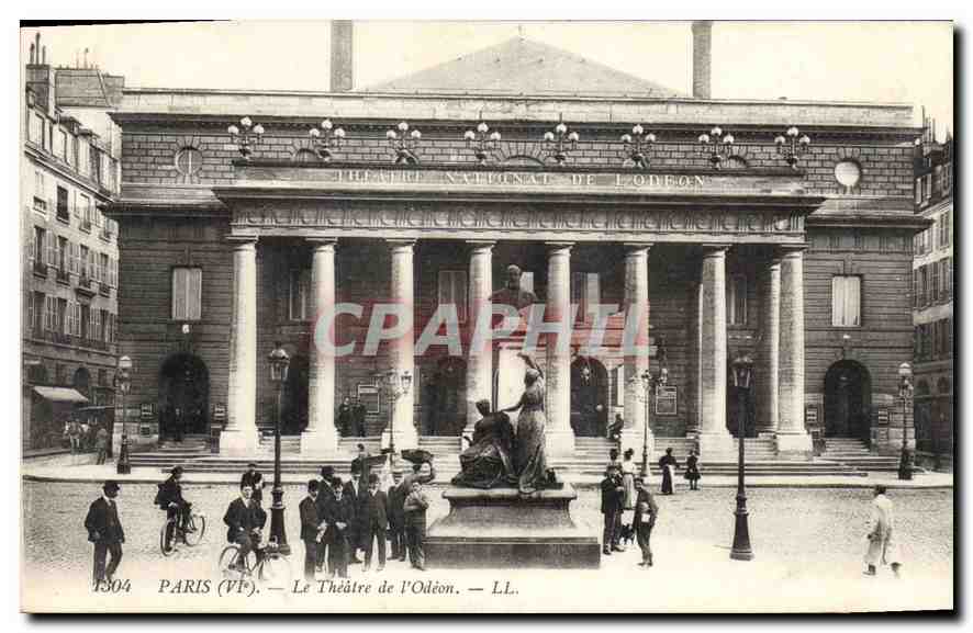 CPA Paris VI La Theatre de l'Odeon 