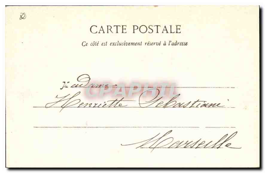 CPA Paris Theatre Francais  — Rückseite