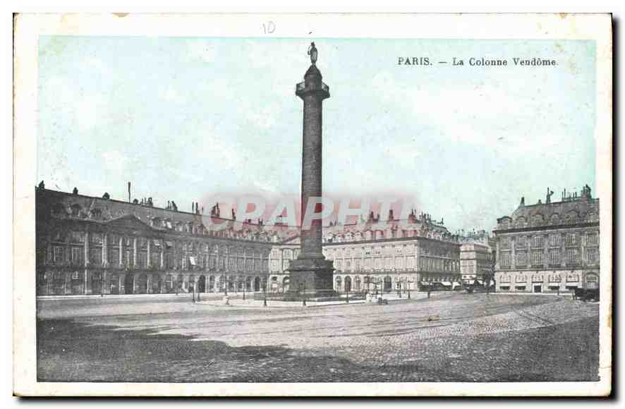 CPA Paris La Colonne Vendome 