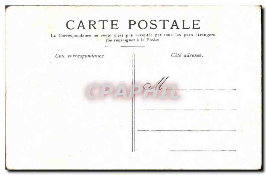 CPA Paris Le Place du Palais Royal  — Rückseite