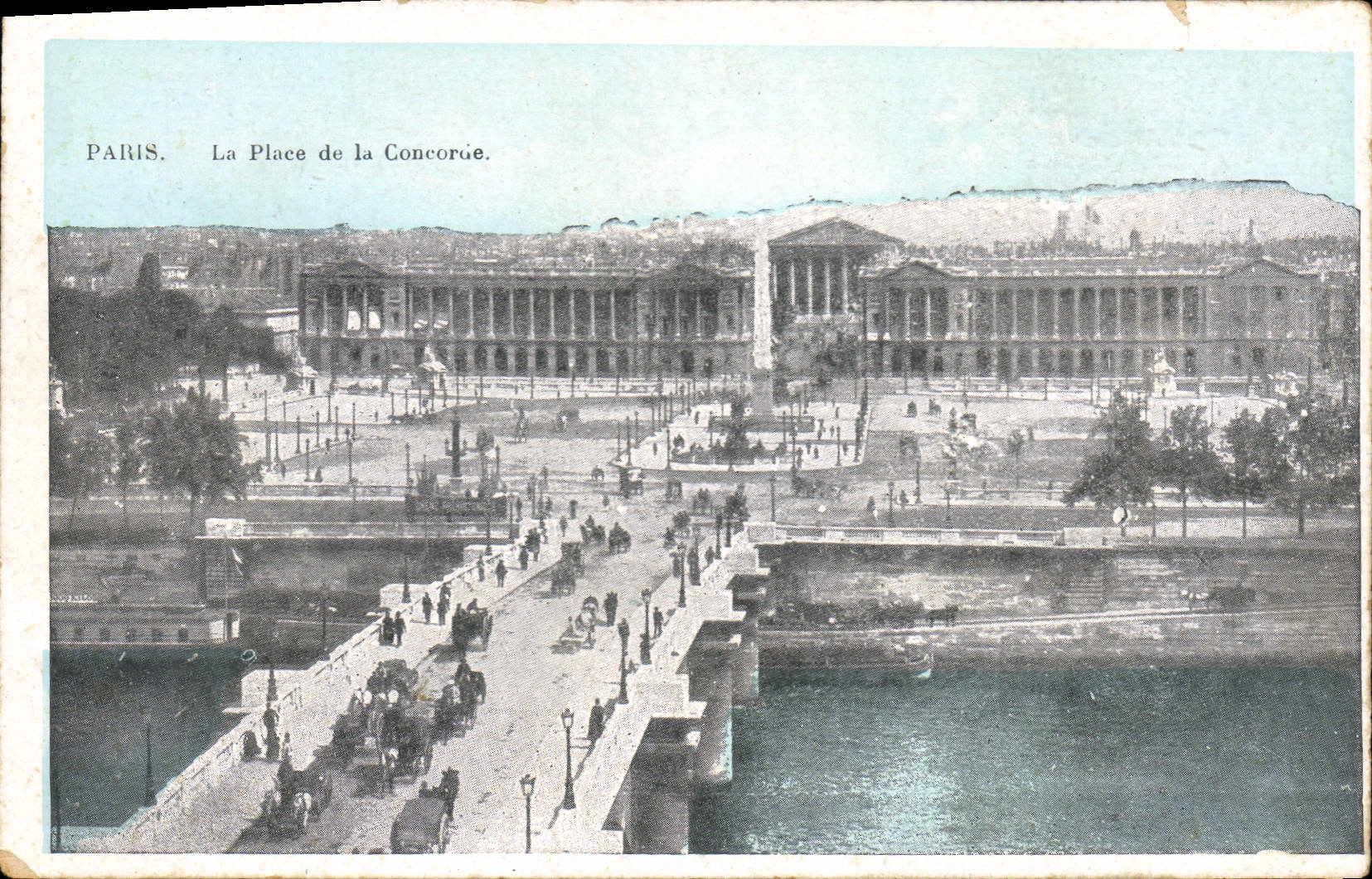CPA Paris Le Place de la Concorde 